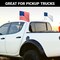 G128 Combo Pack: American USA Car Flag & Christian Religious Car Flag 11x17 In | Both Double Sided Printed 150D Polyester | Flagpole Included | Perfect for Festival Celebrations, Parades